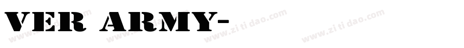 Ver Army字体转换